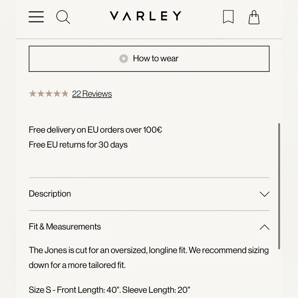 🐻 Varley Jones Sherpa Coat Small •size small - Picture 15 of 16